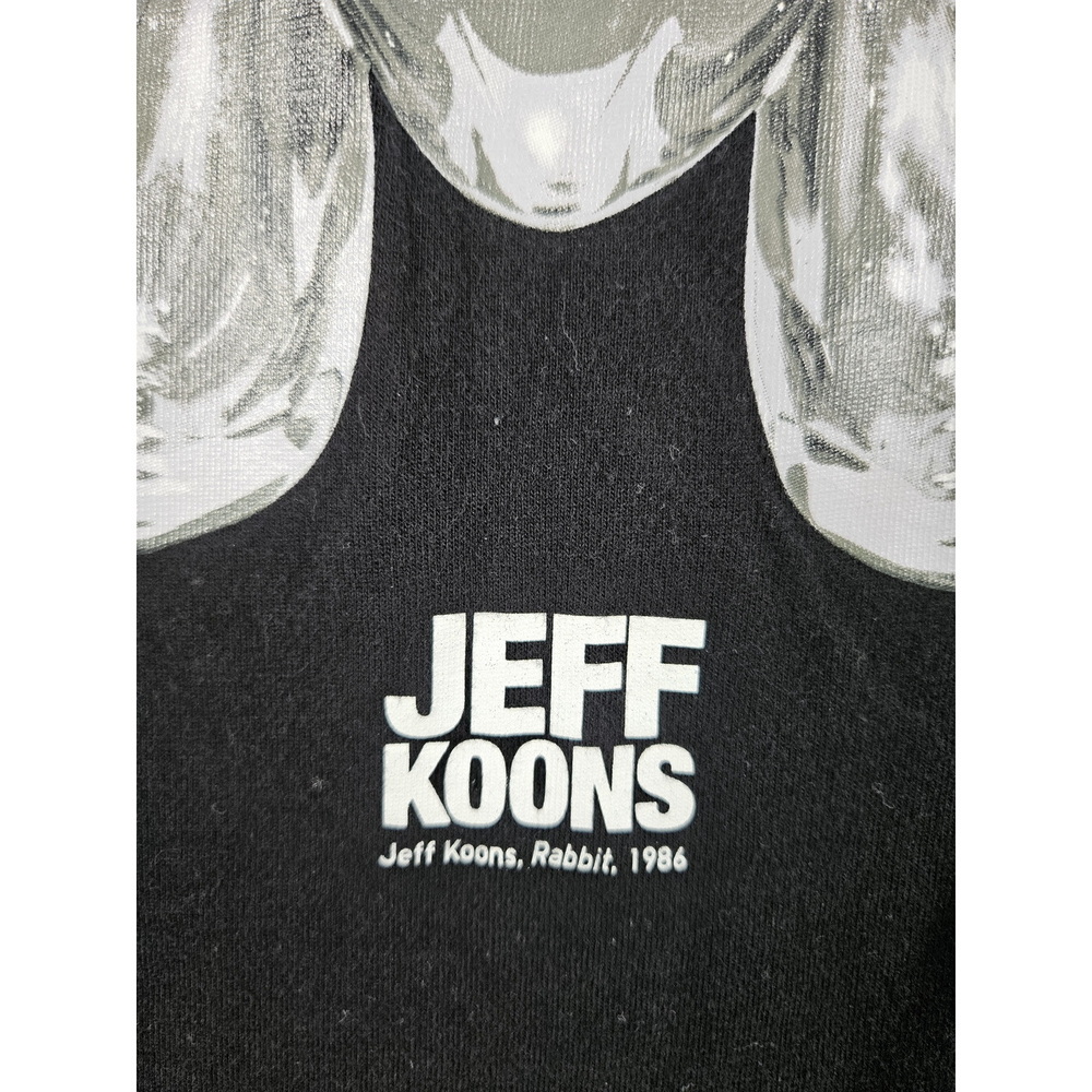 Uniqlo x Jeff Koons Rabbit T-shirt Graphic Iconic 1986 Stainless Steel Sculpture - Picture 3 of 10